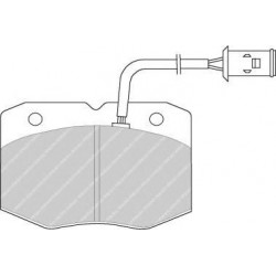 Kit pastiglie freno anteriore