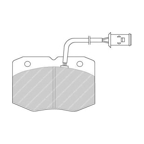 Kit pastiglie freno anteriore