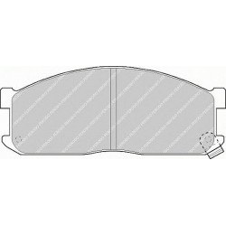 Kit pastiglie freno anteriore