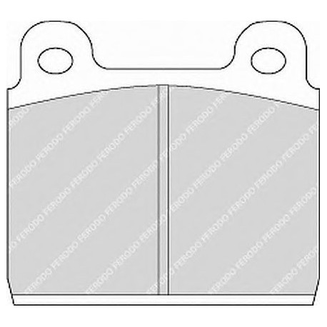 Kit pastiglie freno anteriore