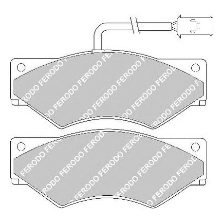 Kit pastiglie freno anteriore