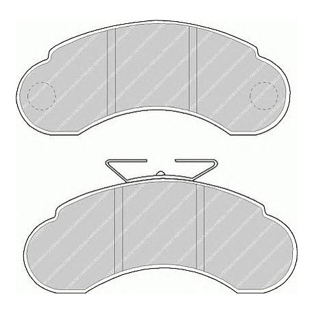 Kit pastiglie freno anteriore