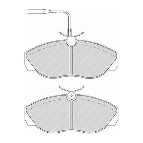 Kit pastiglie freno anteriore