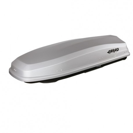 Farad Torpedo F7 Box baule portapacchi 490 lt grigio satinato 195x80x40