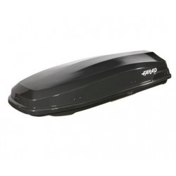 Farad Torpedo F7 Box baule portapacchi 490 lt nero lucido 195x80x40