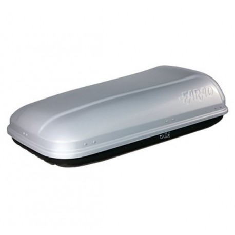 Farad Barracuda F1 Box baule portapacchi 400 lt grigio metallizzato 160x80x40