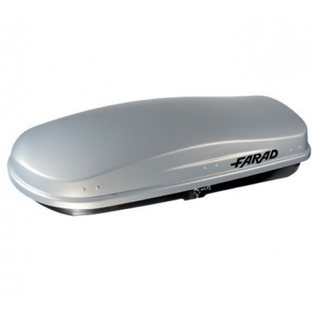 Farad Zeus Box baule portapacchi 400 lt grigio satinato 160x85x40