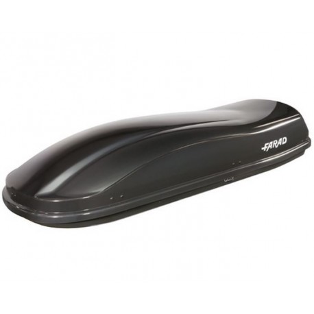 Farad Marlin F3 Box baule portapacchi 530 lt nero lucido 225x80x42