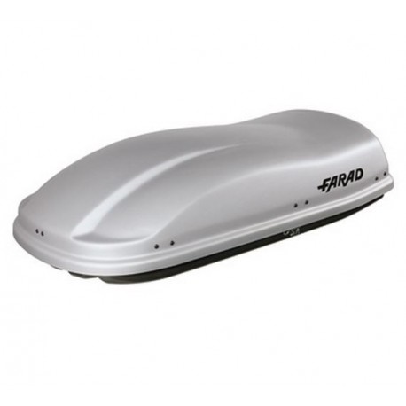 Farad Marlin F3 Box baule portapacchi 400 lt grigio satinato 160x80x40