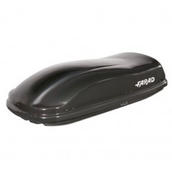 Farad Marlin F3 Box baule portapacchi 400 lt nero lucido 160x80x40
