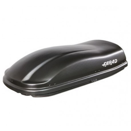Farad Marlin F3 Box baule portapacchi 400 lt nero satinato 160x80x40