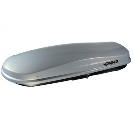 Farad Zeus Box baule portapacchi 630 lt grigio metallizzato 210x90x42