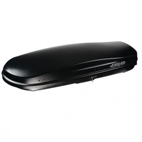 Farad Zeus Box baule portapacchi 630 lt nero satinato 210x90x42