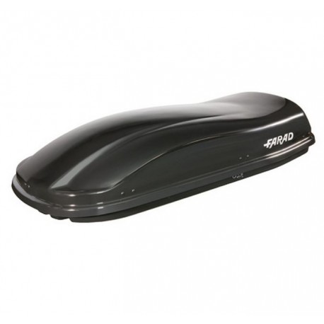 Farad Marlin F3 Box baule portapacchi 480 lt nero lucido 190x80x40