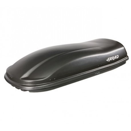 Farad Marlin F3 Box baule portapacchi 480 lt nero satinato 190x80x40