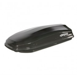 Farad Torpedo F7 Box baule portapacchi 400 lt nero lucido 160x80x40