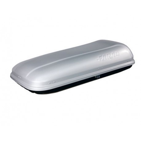 Farad Barracuda F1 Box baule portapacchi 450 lt grigio metallizzato 180x78x40