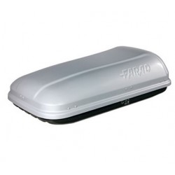 Farad Barracuda F1 Box baule portapacchi 320 lt grigio metallizzato 140x75x40