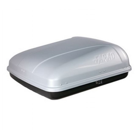 Farad Barracuda F1 Box baule portapacchi 400 lt grigio metallizzato 125x100x40
