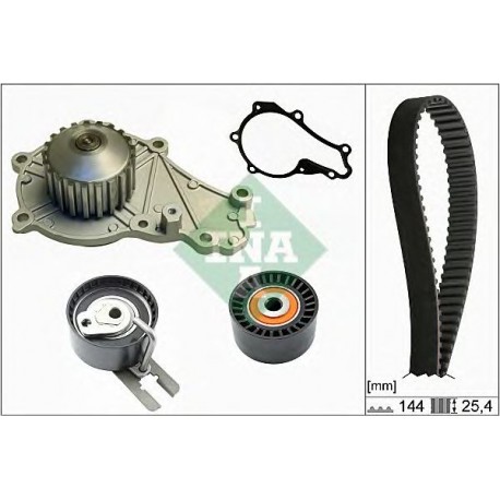 Kit distribuzione con pompa acqua