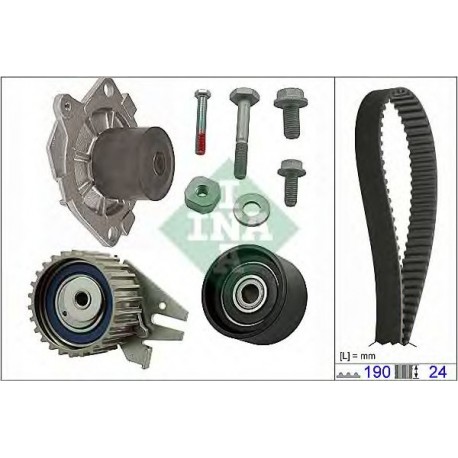 Kit distribuzione con pompa acqua