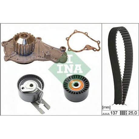 Kit distribuzione con pompa acqua