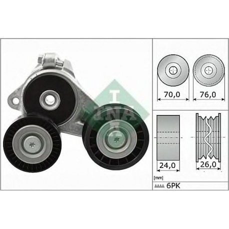 Braccio tenditore tendicinghia servizi