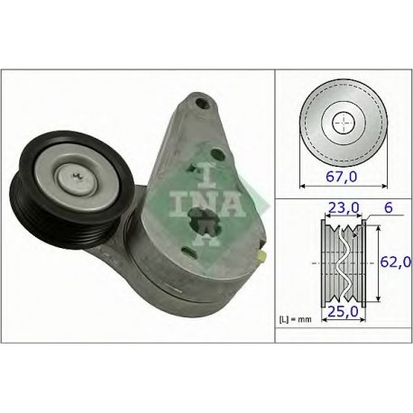 Braccio tenditore tendicinghia servizi