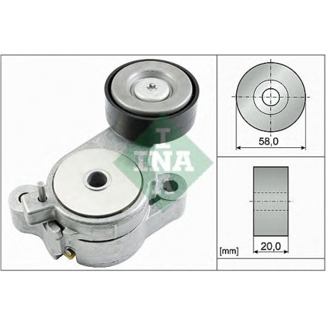 Braccio tenditore tendicinghia servizi