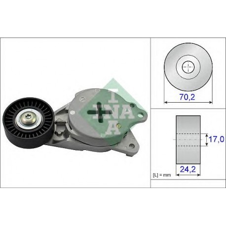 Braccio tenditore tendicinghia servizi