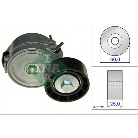 Braccio tenditore tendicinghia servizi