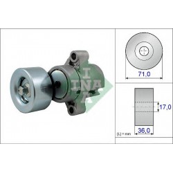 Braccio tenditore tendicinghia servizi