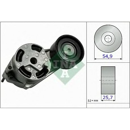 Braccio tenditore tendicinghia servizi