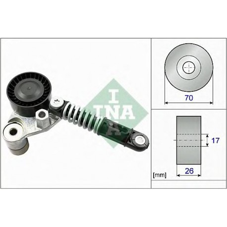 Braccio tenditore tendicinghia servizi