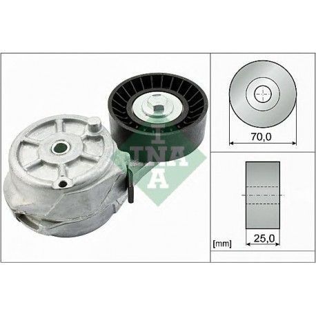 Braccio tenditore tendicinghia servizi