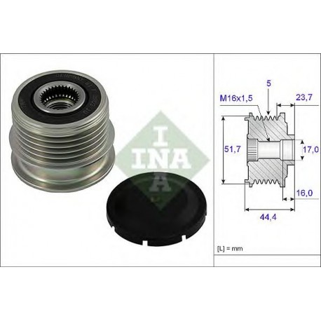 Puleggia alternatore