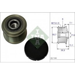 Puleggia alternatore