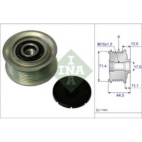 Puleggia alternatore