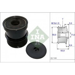 Puleggia alternatore