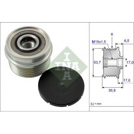 Puleggia alternatore