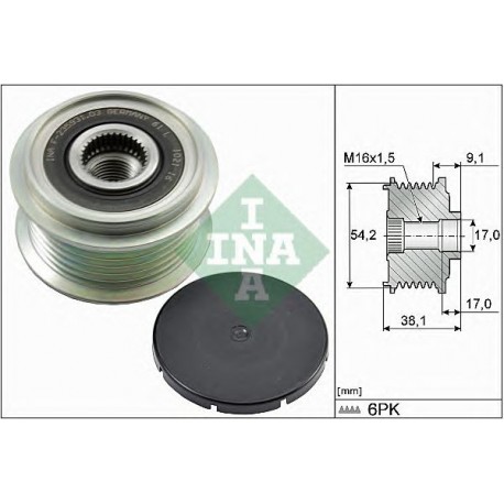 Puleggia alternatore