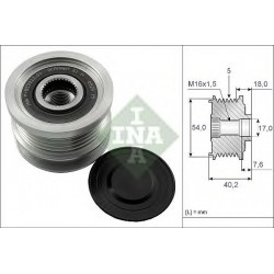 Puleggia alternatore