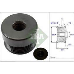 Puleggia alternatore