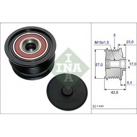 Puleggia alternatore