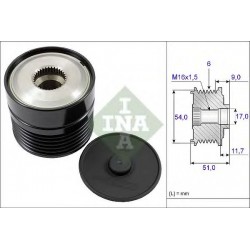 Puleggia alternatore