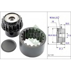 Kit manicotto di accoppiamento flessibile