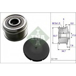 Puleggia alternatore