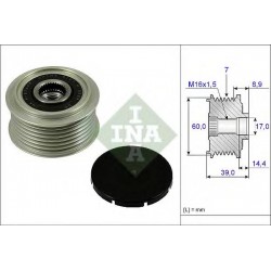 Puleggia alternatore