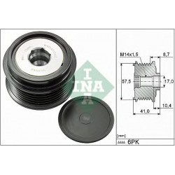 Puleggia alternatore