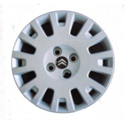 Copricerchio coppa ruota logo cromato Citroen Nemo 2008 diametro 15